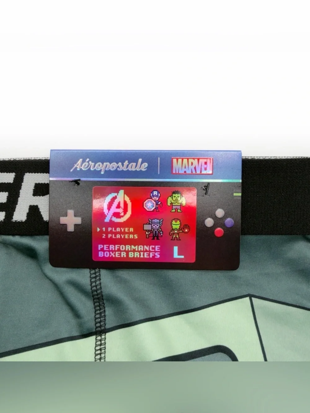Marvel Avengers Boxer Briefs Mens Size Large Underwear Iron Man Captain America